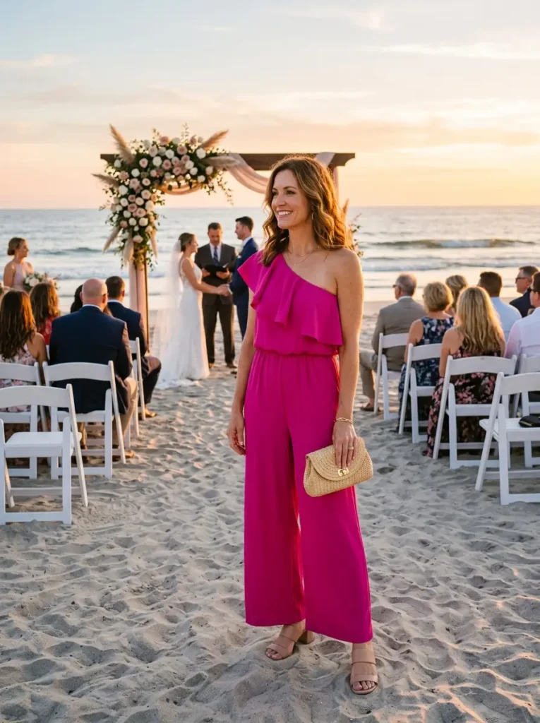 Beach and Destination The Wide-Leg Jumpsuit That Beats a Windy Maxi