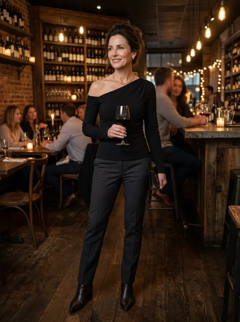 Asymmetrical Neckline