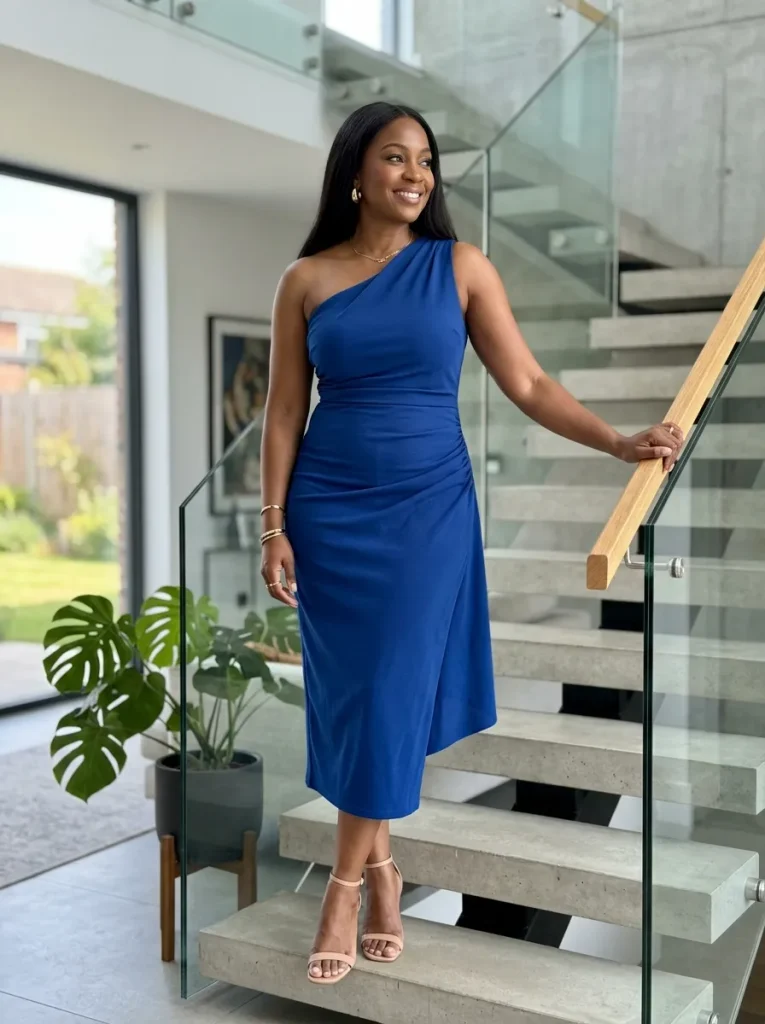 Asymmetrical One-Shoulder Dress