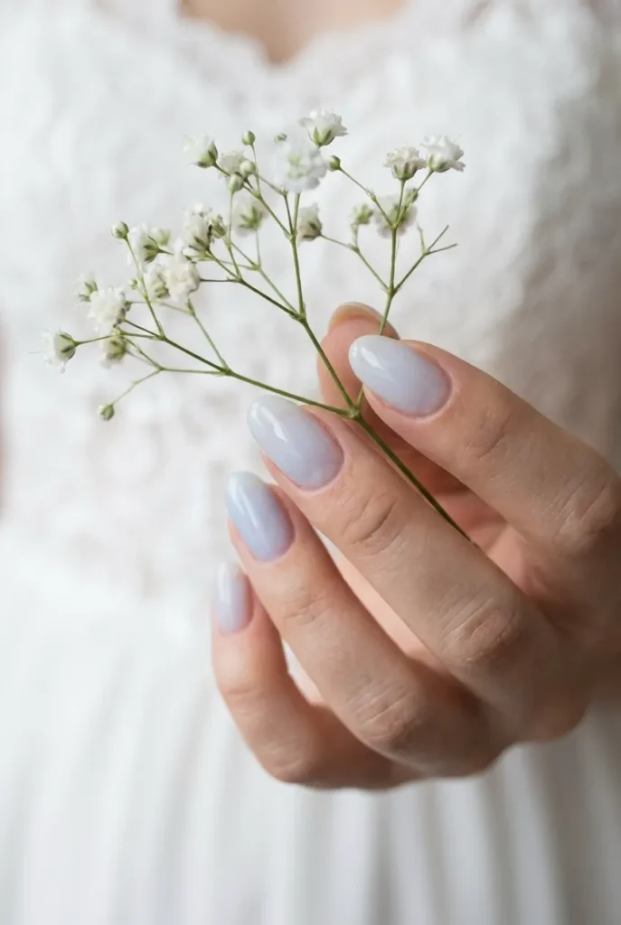 Barely-blue milky wash