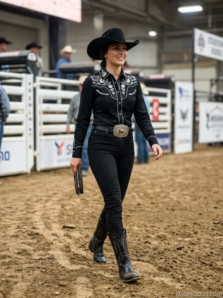 Black Western Shirt