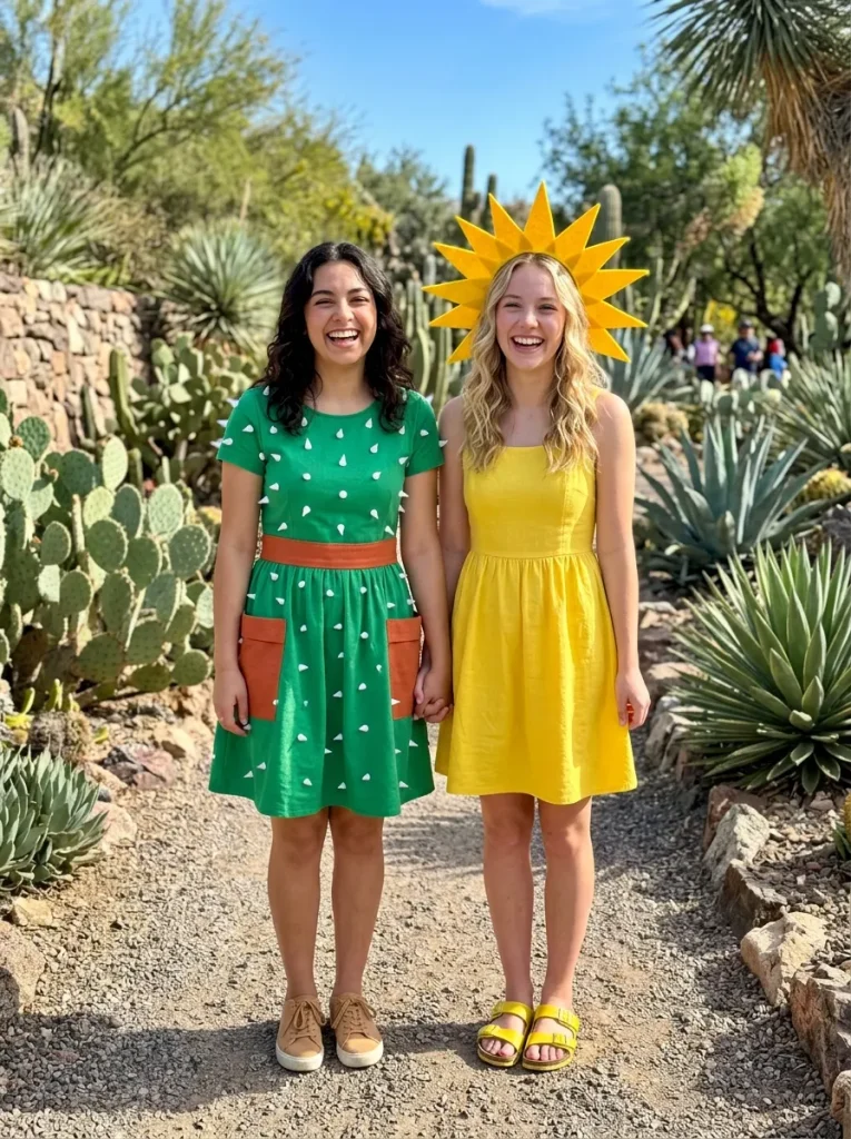 Cactus and Sunshine in Green and Yellow