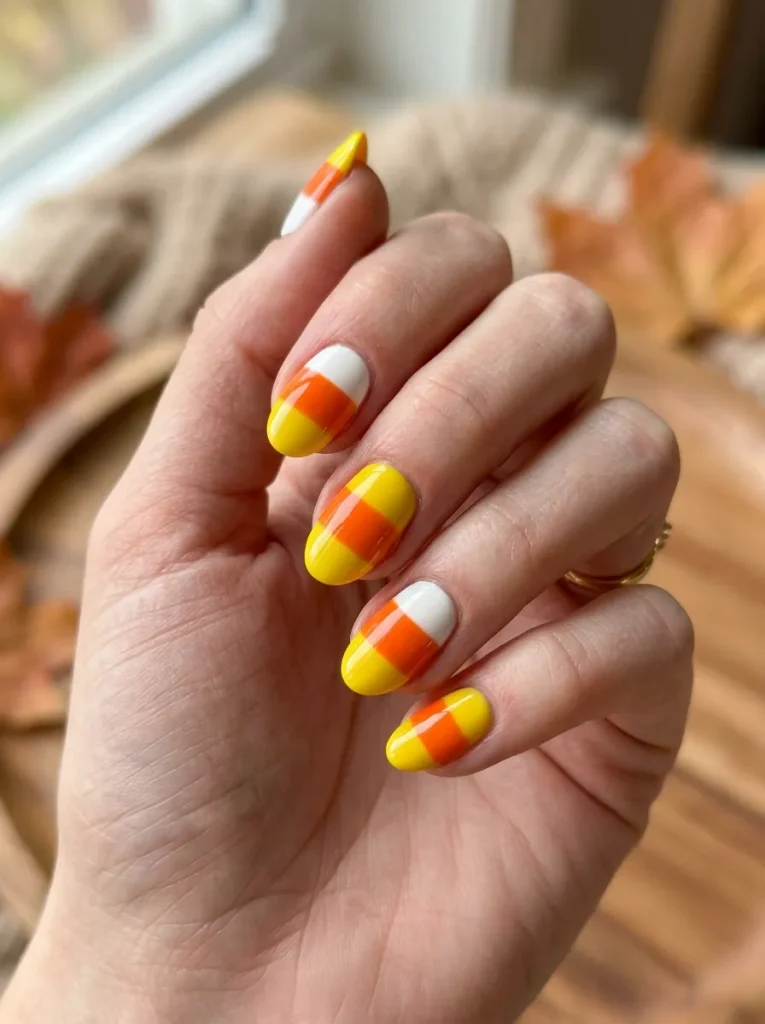Candy-Corn Stripes Instead of Ombre
