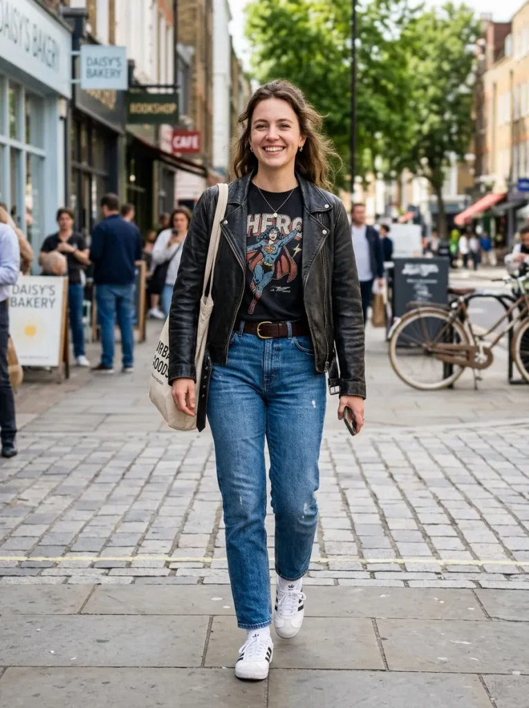 The Casual Hero: Graphic Tee and Jeans