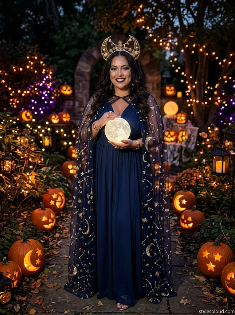 Celestial Moon Goddess Halloween Costume