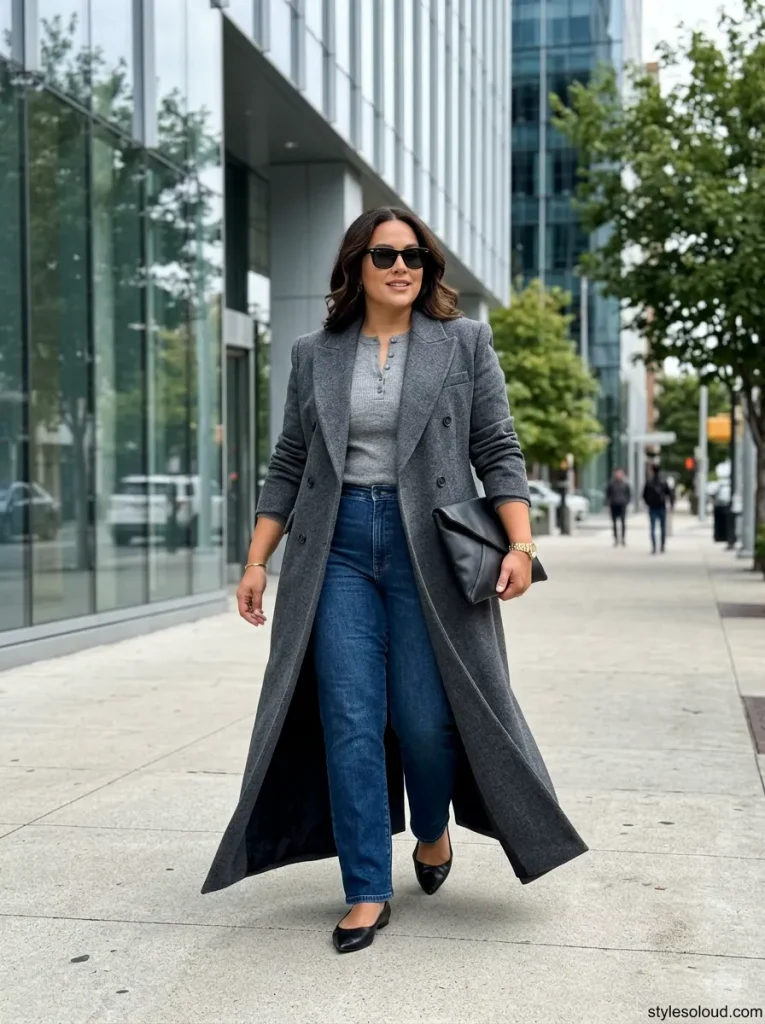 Charcoal Wool Maxi