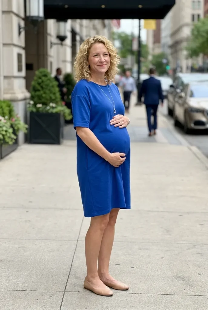 Cobalt Shift Dress