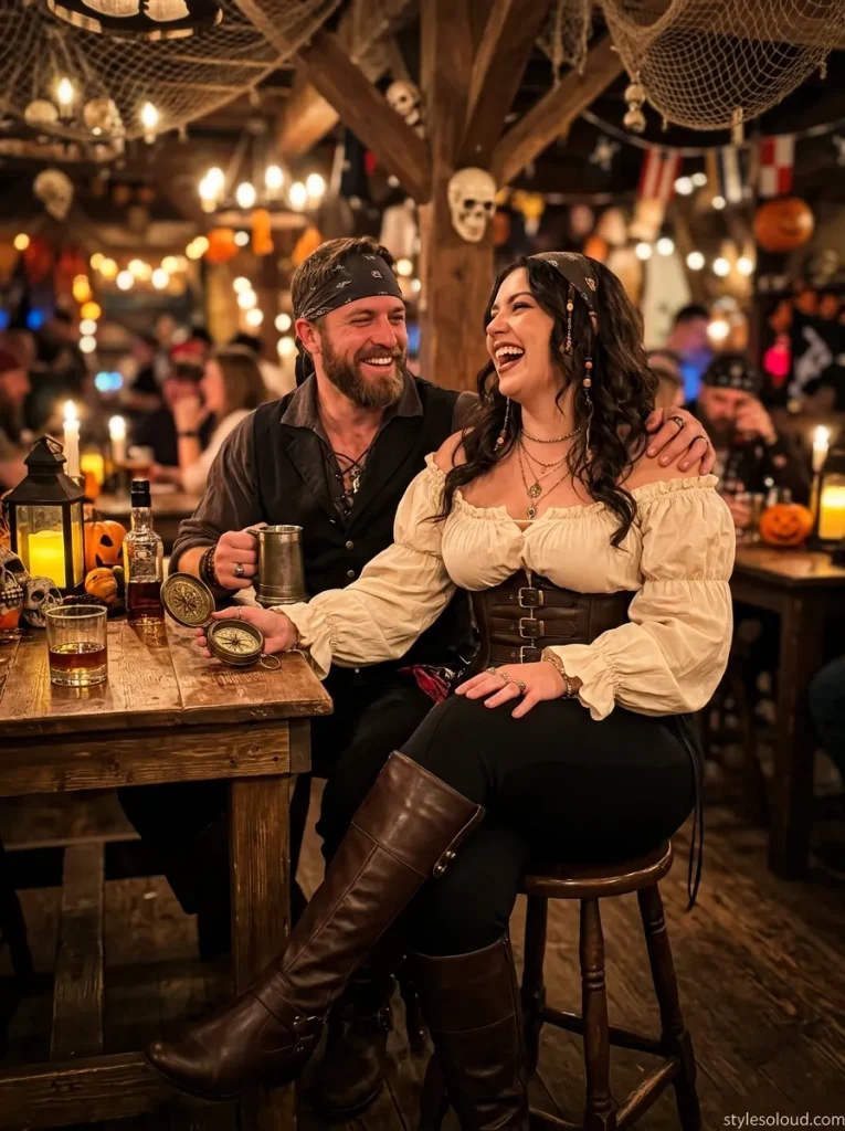  Dark Romance Pirate Halloween Costume