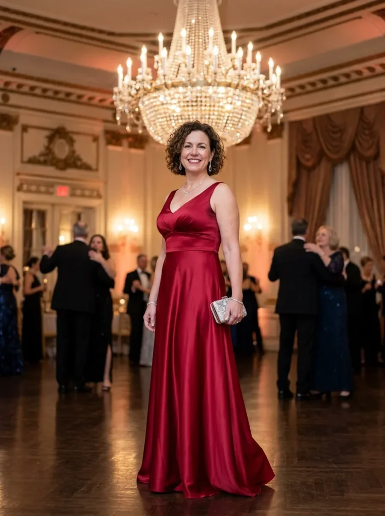 Deep Jewel Tone Gown