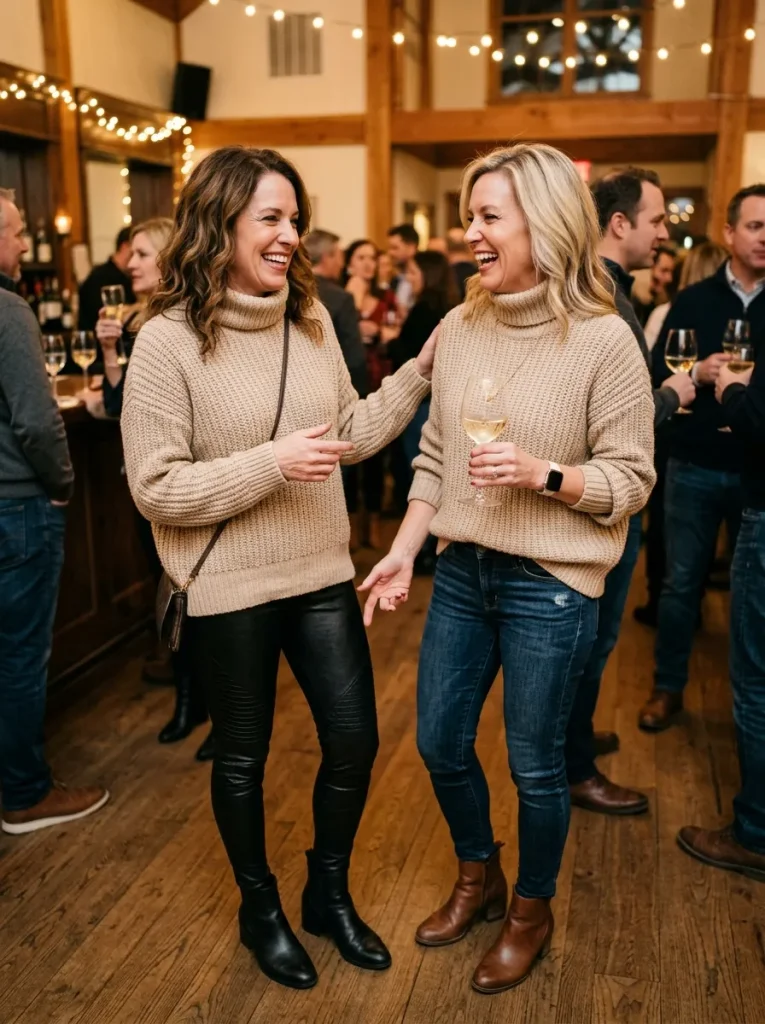 Faux Leather Leggings vs Jeans