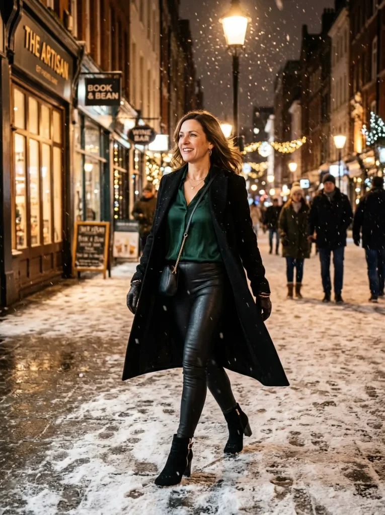 Faux-Leather Leggings You Can Dress Up After Dark