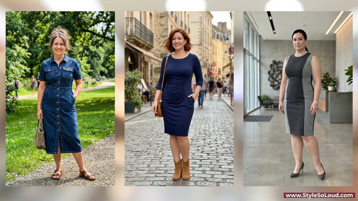 Flattering Dresses That Hide Lower Belly