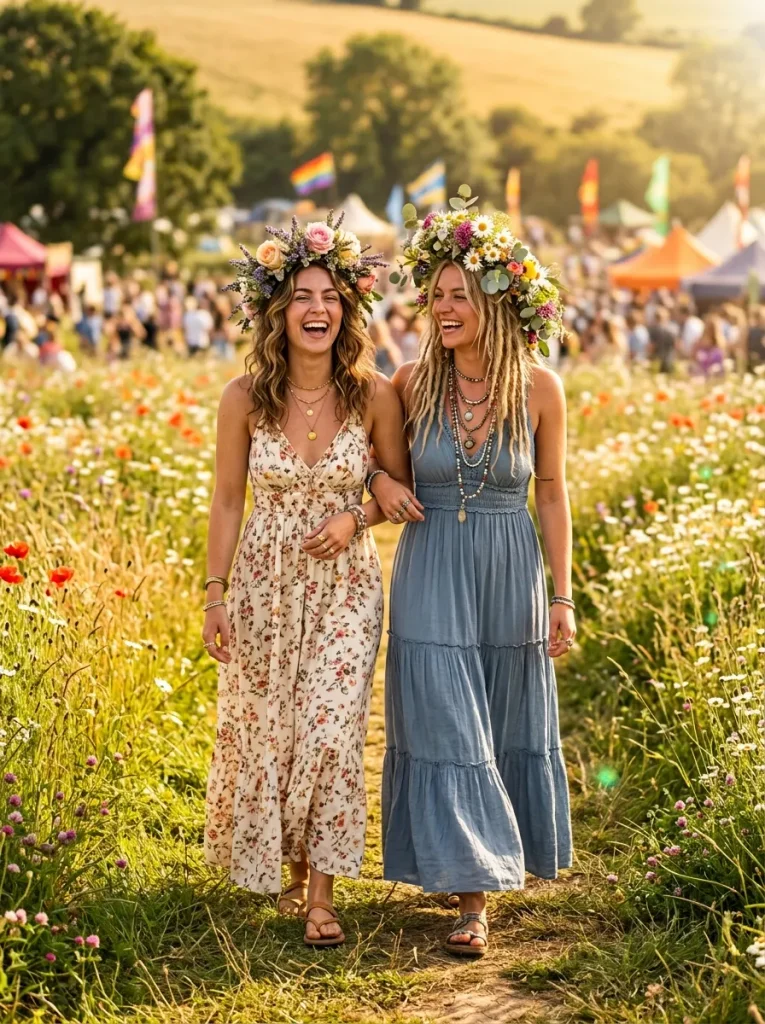 Flower Crowns and Festival Friends
