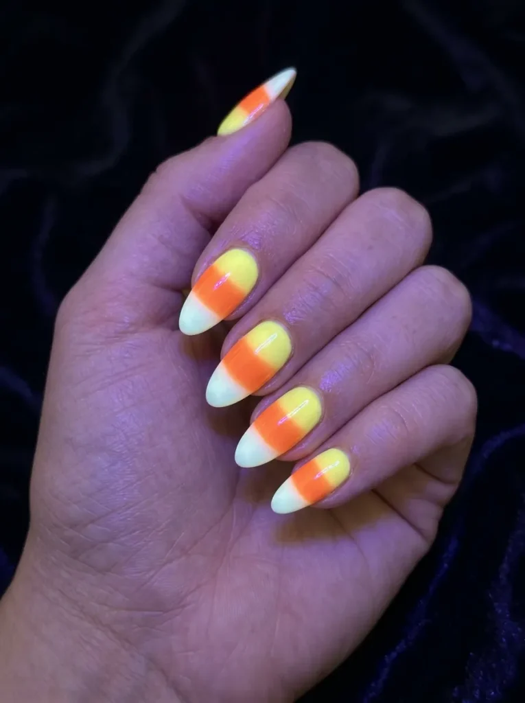 Glow-in-the-Dark Candy Nails