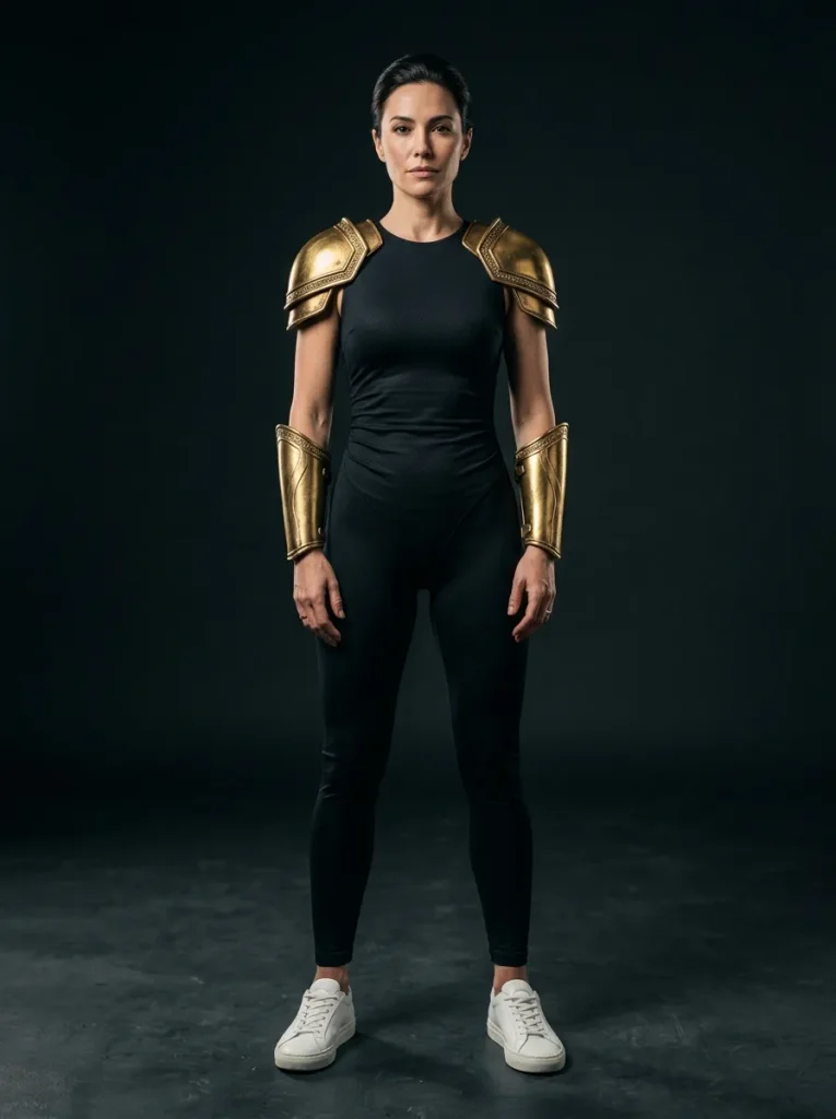 Gold Armor Accents Over Black