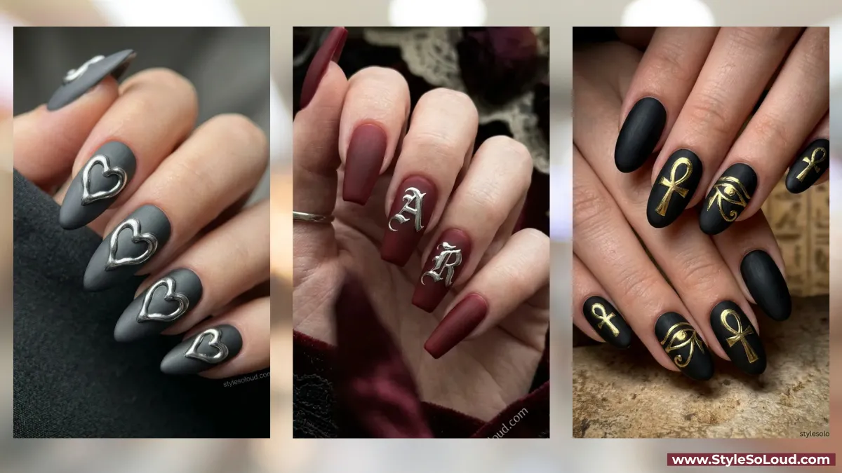 25 Gothic Nail Ideas for a Dark Feminine Look