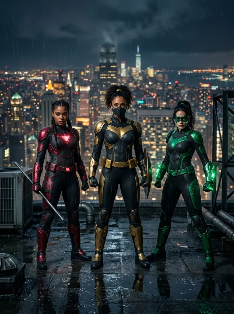 Couples and Group Hero Team Costumes