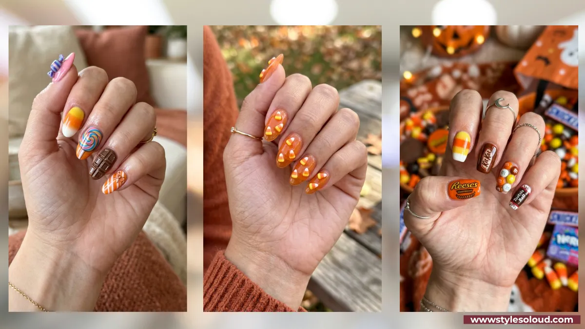 25 Halloween Candy Nails That Look Sweet Enough to Eat