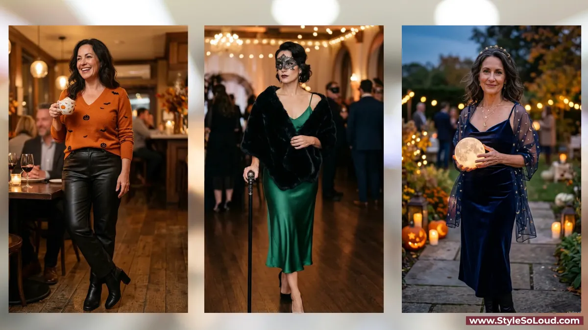20 Halloween Date Night Outfits for Women Over 40