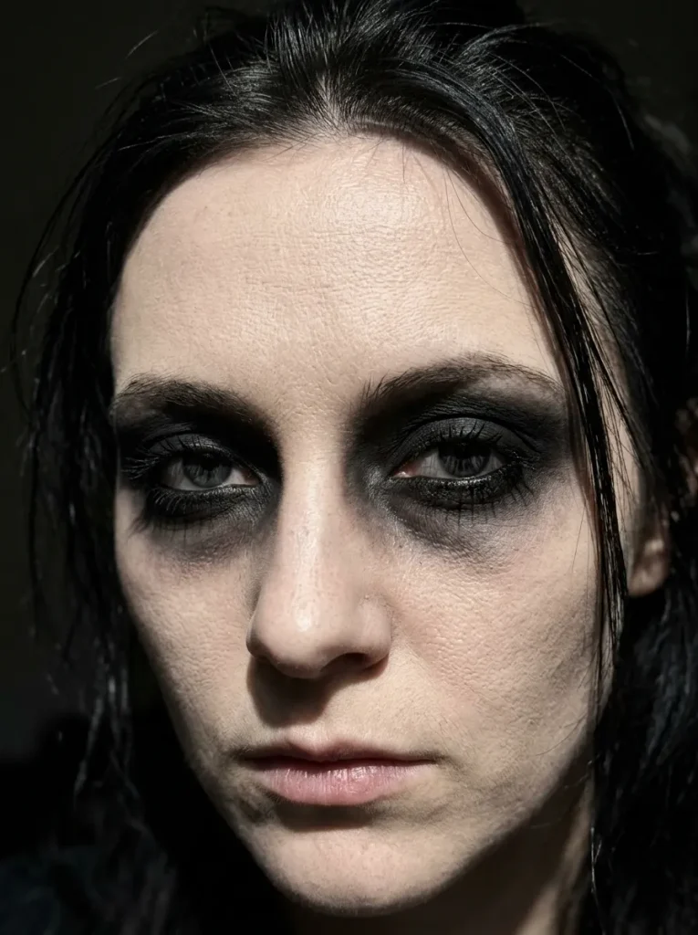 Hollowed Black Eye Sockets