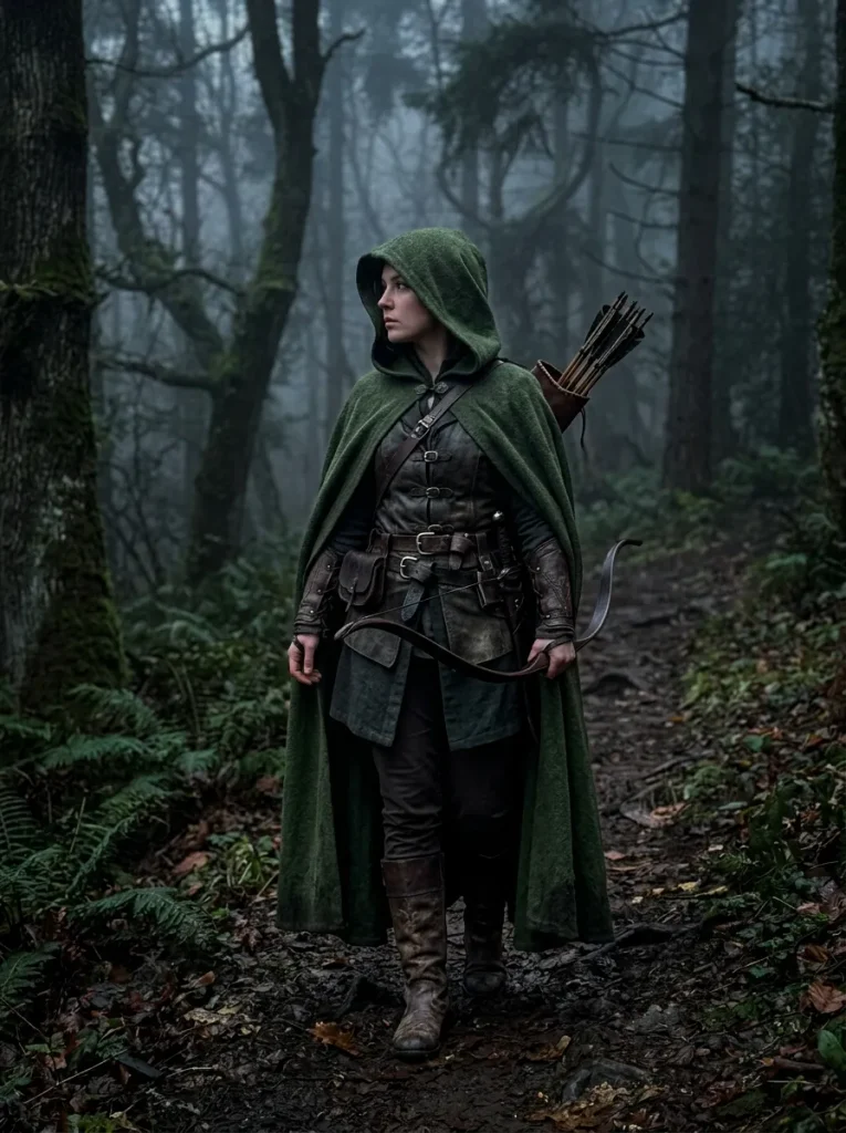 A Hooded Archer or Ranger Look