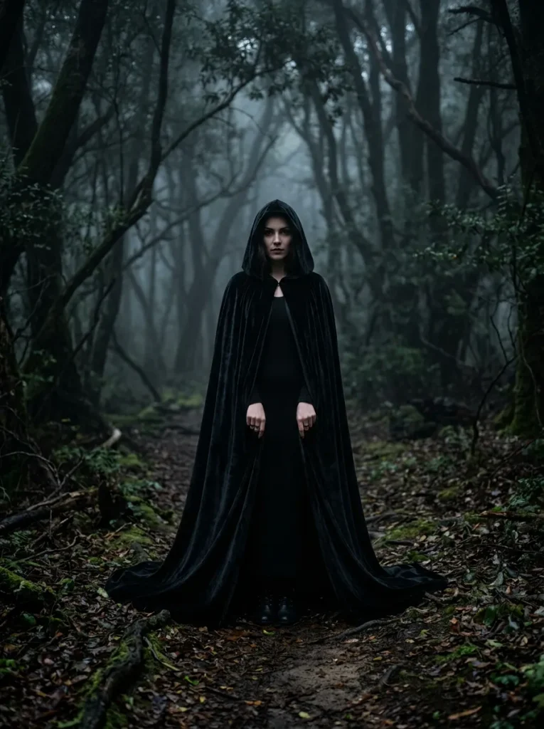 A Hooded Cloak or Cape for Instant Drama