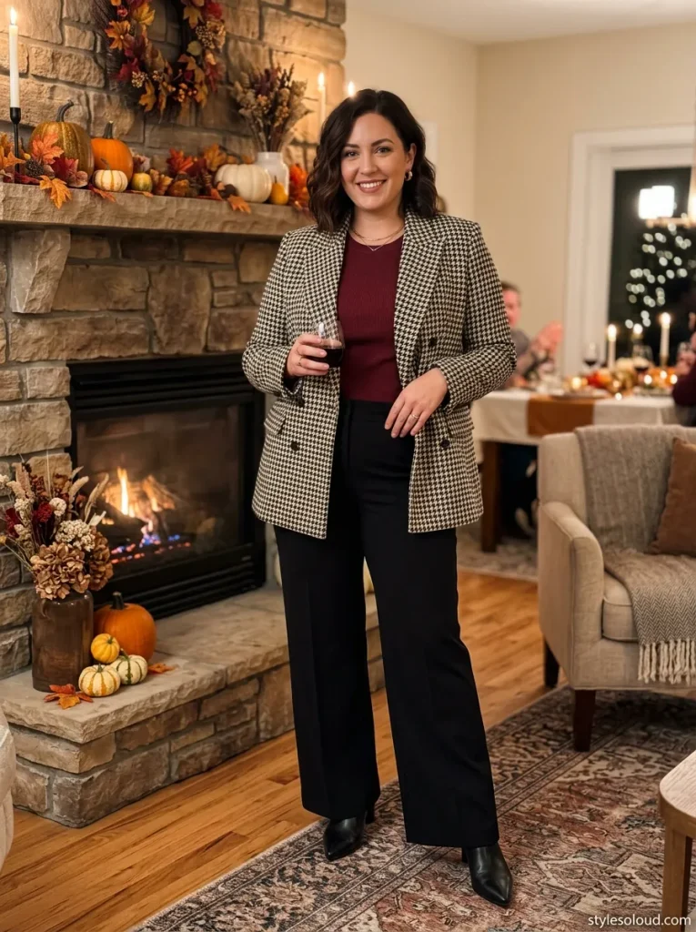 Houndstooth Blazer & Trousers