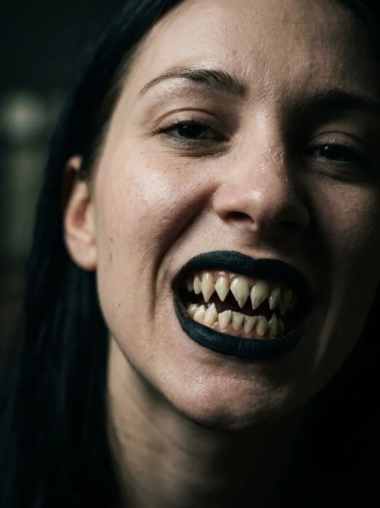 Jagged Pointed Teeth for Real Menace