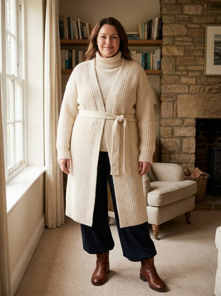 Longline Wrap Cardigan