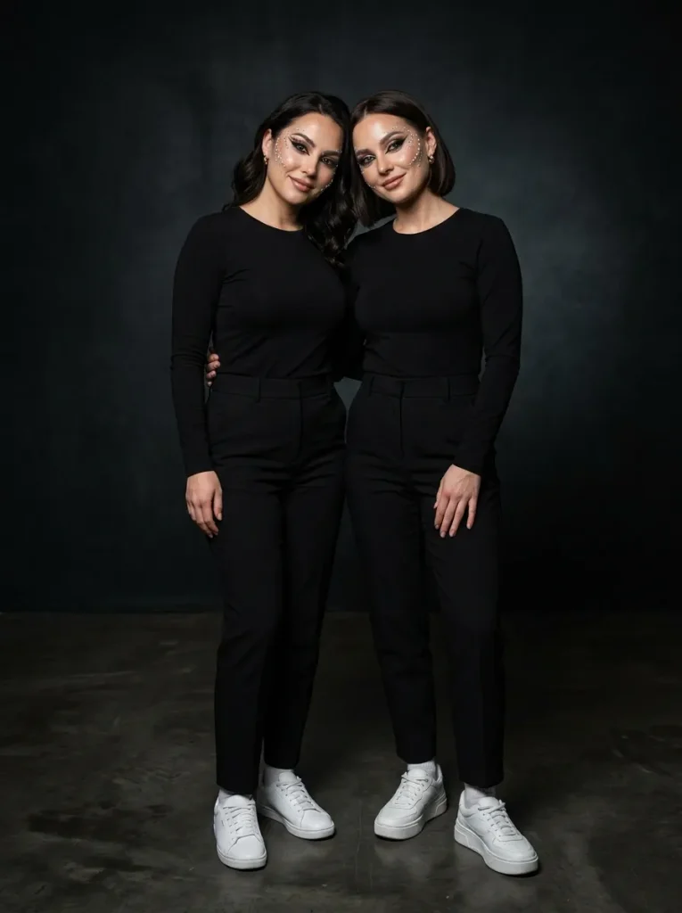 Matching Glam Makeup With Simple Outfits