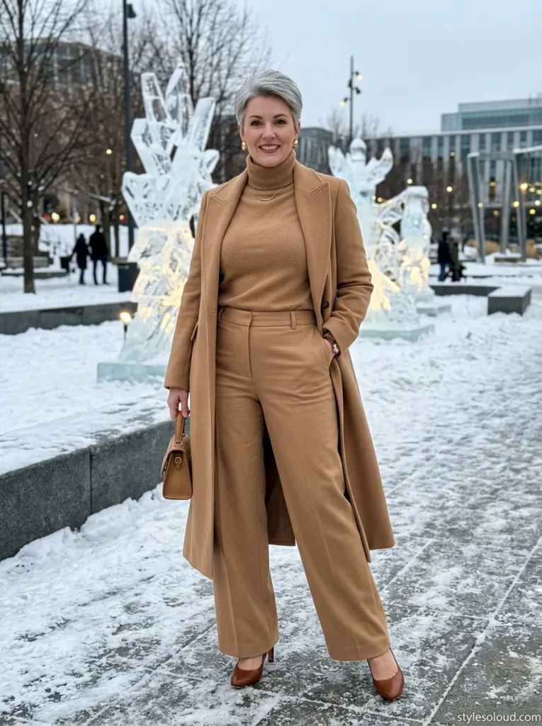 Monochrome Camel Tailoring (The column of color)