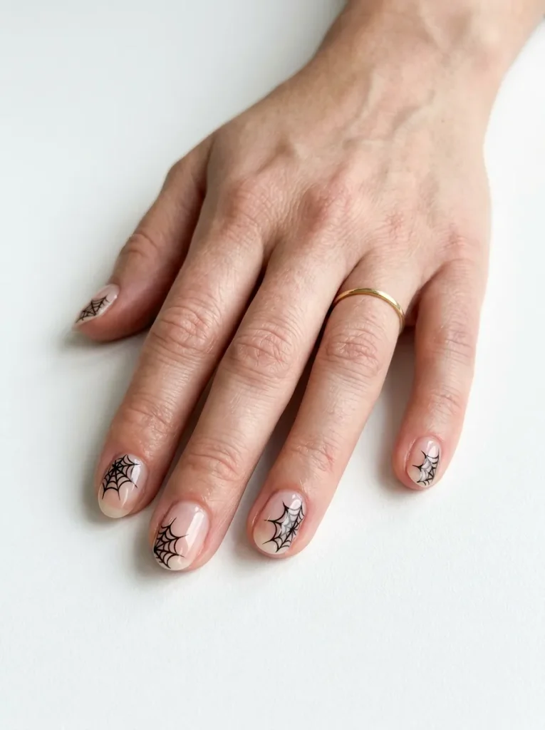 Negative-Space Spiderweb