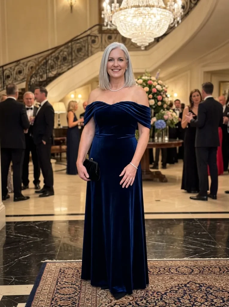 Off-The-Shoulder Bardot Gown