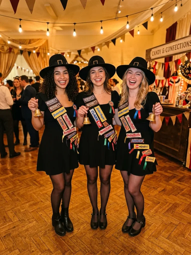 A Trio of Old-Fashioned Candy Sellers