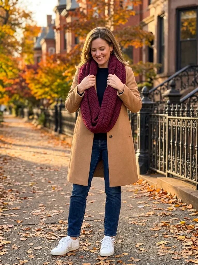 One Scarf That Changes Three Outfits