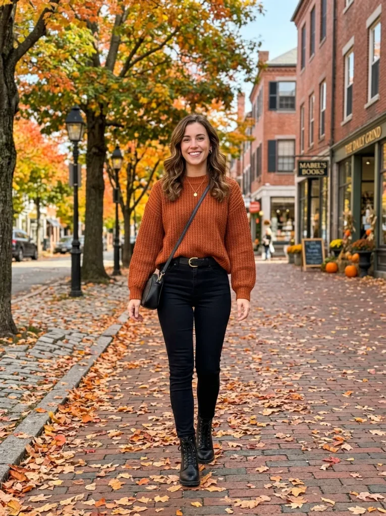 Dress in the Classic Orange-and-Black Color Story