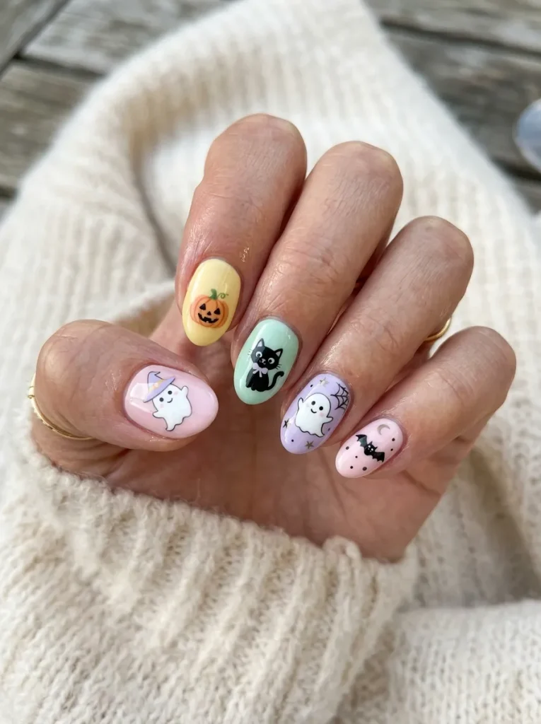 Pastel Candy Nails for a Sweeter Take