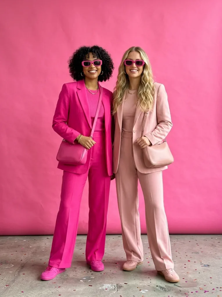 Pink Power Pair in Head-to-Toe Pink