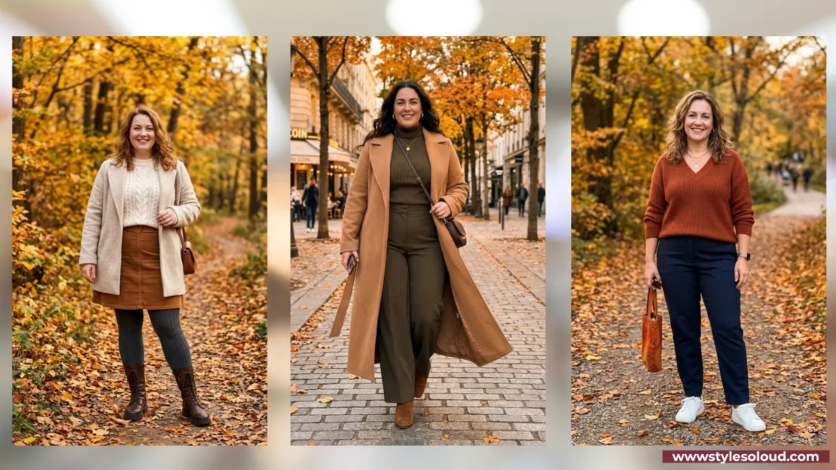 22 Plus Size Soft Autumn Outfit Ideas for Curvy Women That Feel as Good as They Look