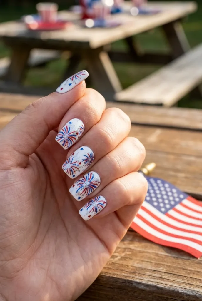 Red, white, and blue for July 4th