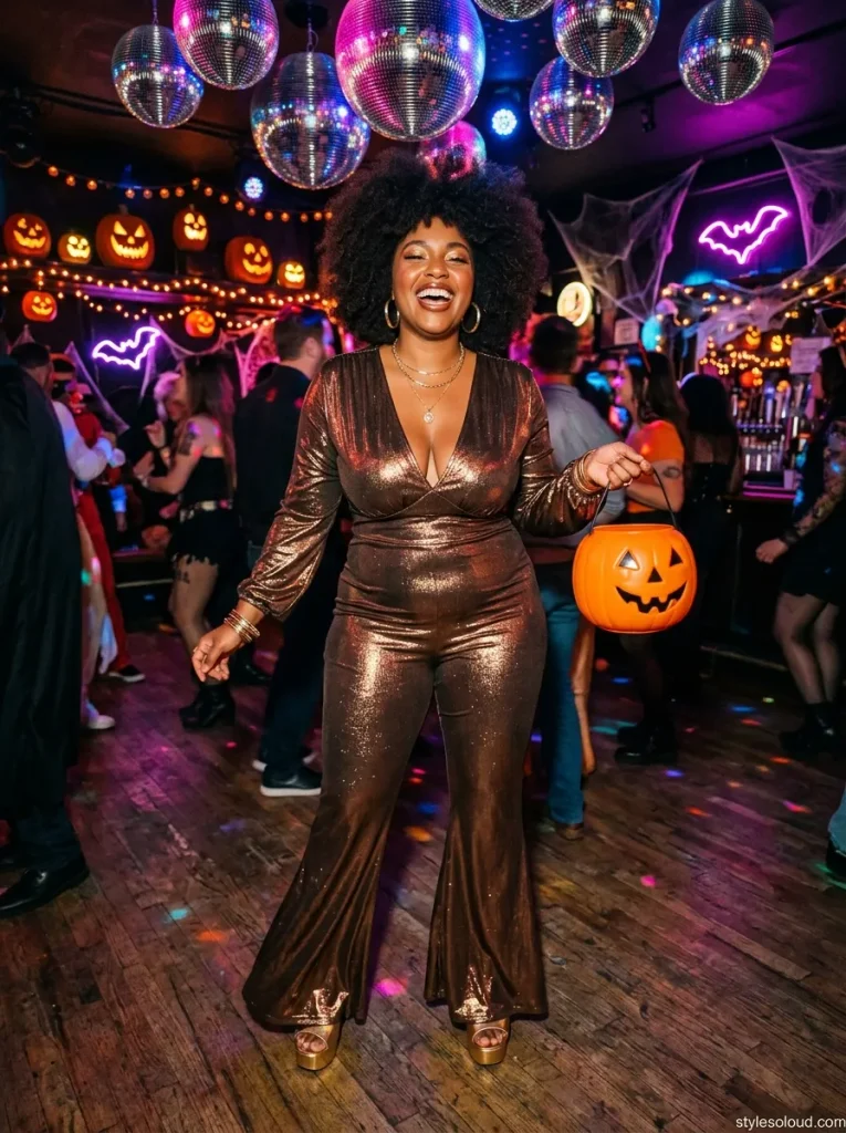 Retro 70s Disco Queen Halloween Costume