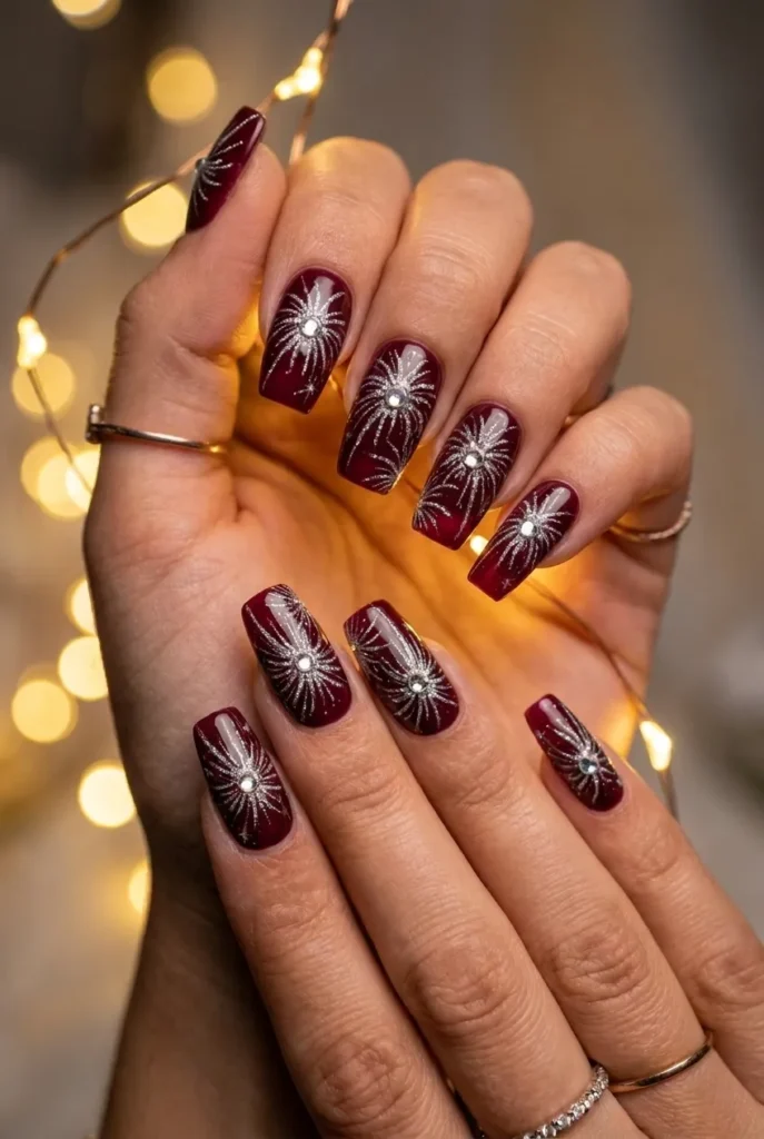 Rhinestone firework center