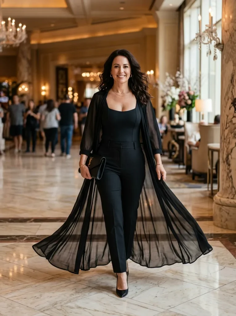 Sheer Duster & Bodysuit