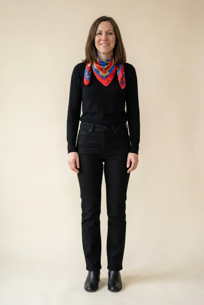 Single-color column — jet black