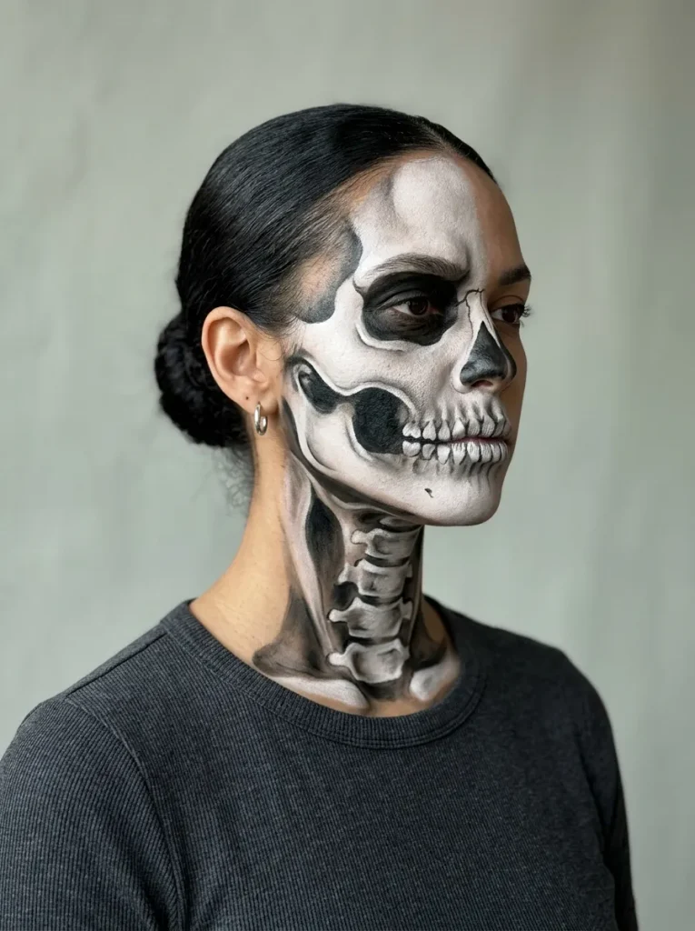 Extending the Skeleton Down the Neck