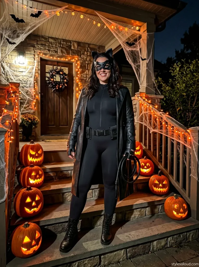 Sleek Catwoman Halloween Costume