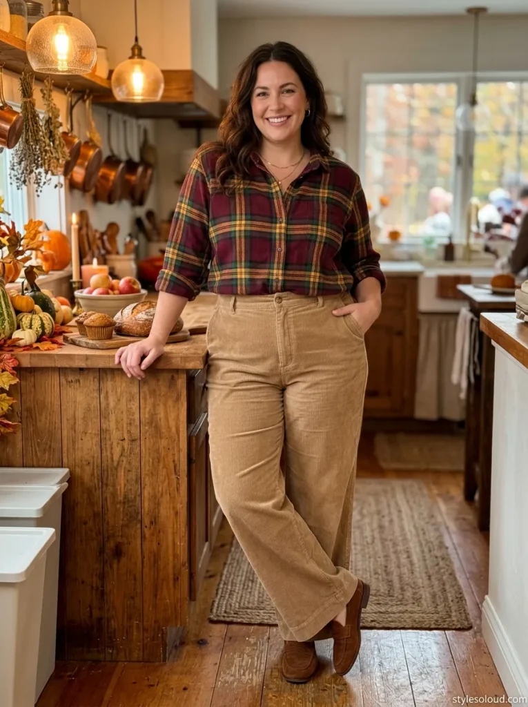 Soft Brushed Flannel Button-Up French-Tucked