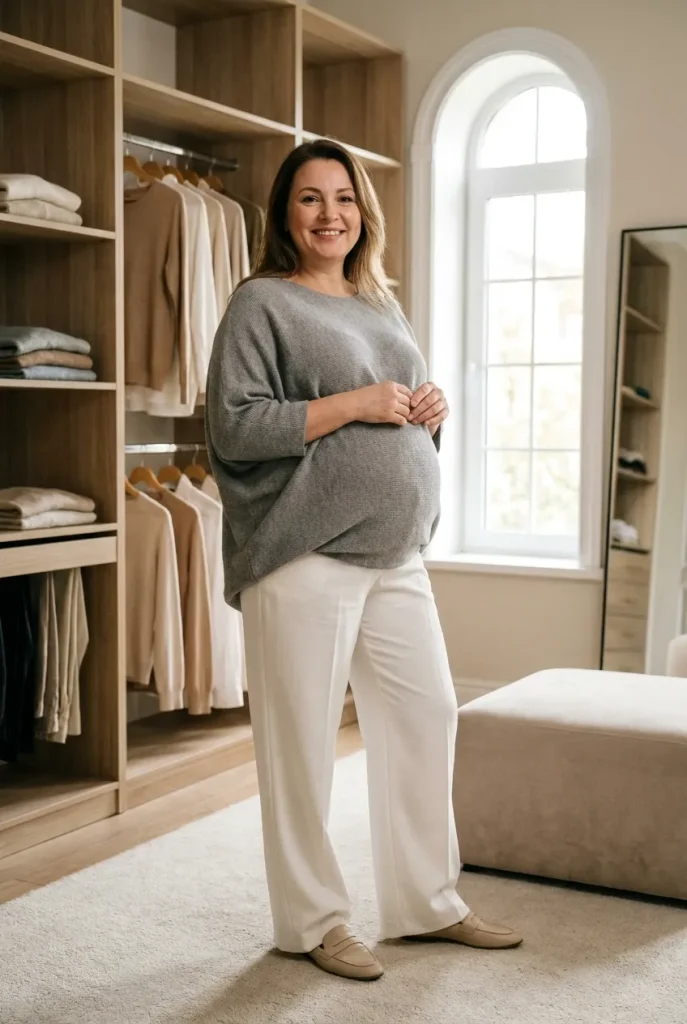 Soft Grey and White Capsule Look