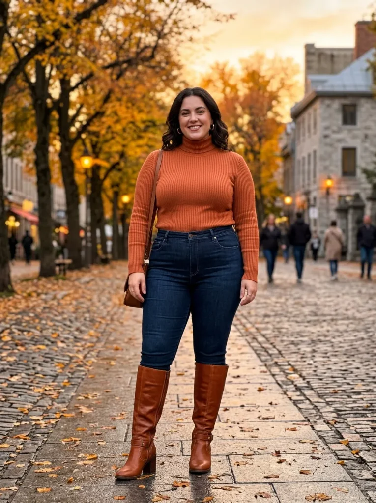 Statement Boots as the Whole Outfit