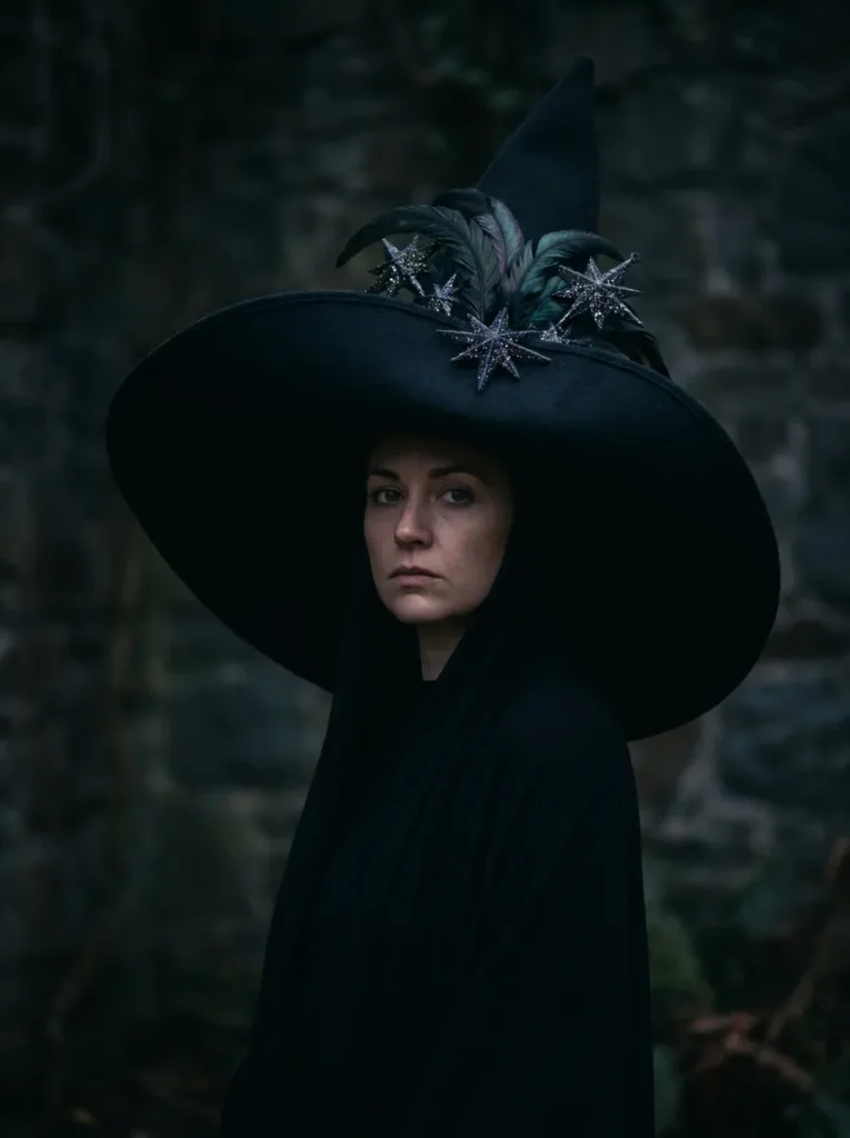 Statement hat as the whole costume
